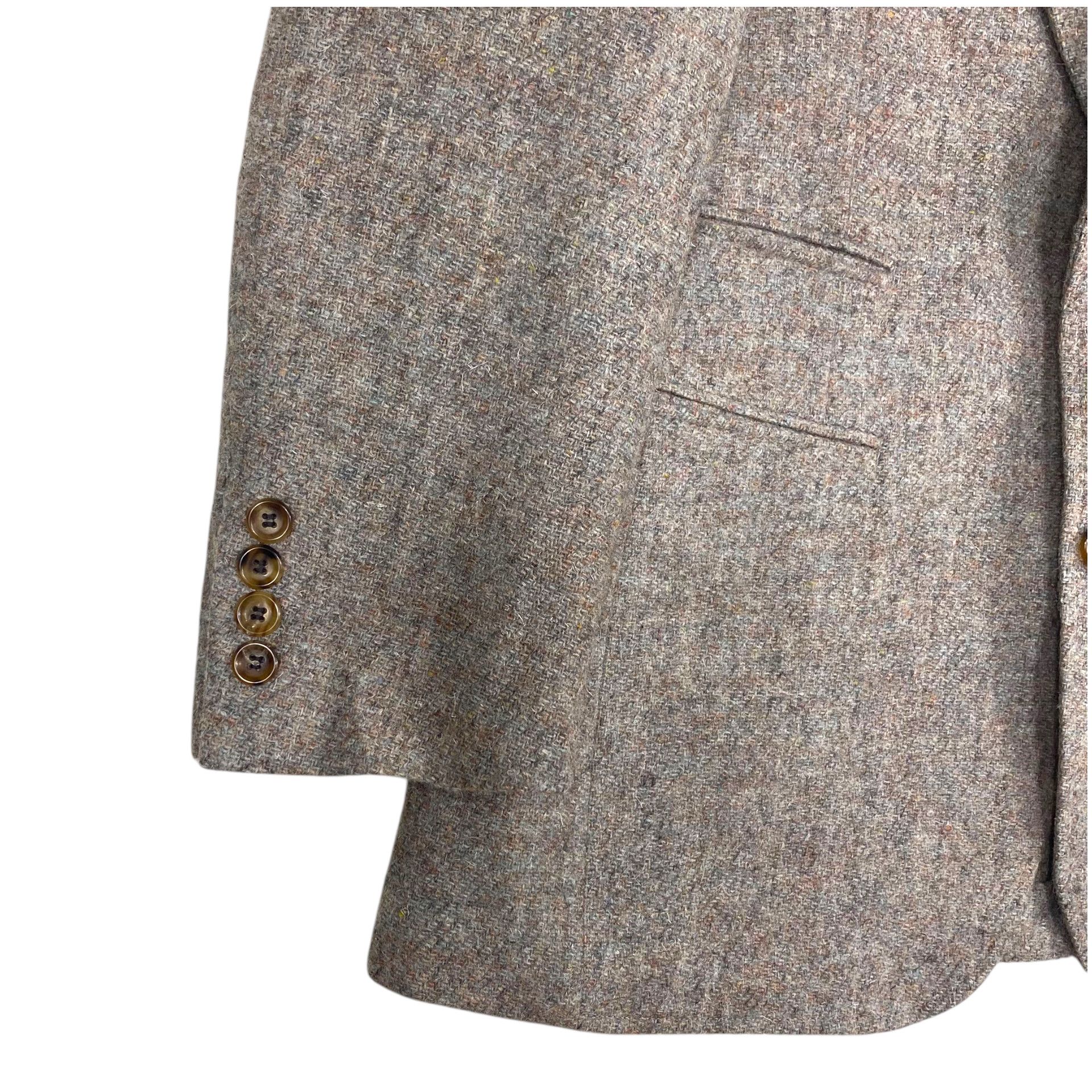 Harris Tweed 💥90s HARRIS TWEED LOGAN GATE SLUBBY WOOL BUTTON JACKET Size US S / EU 44-46 / 1 - 5 Thumbnail
