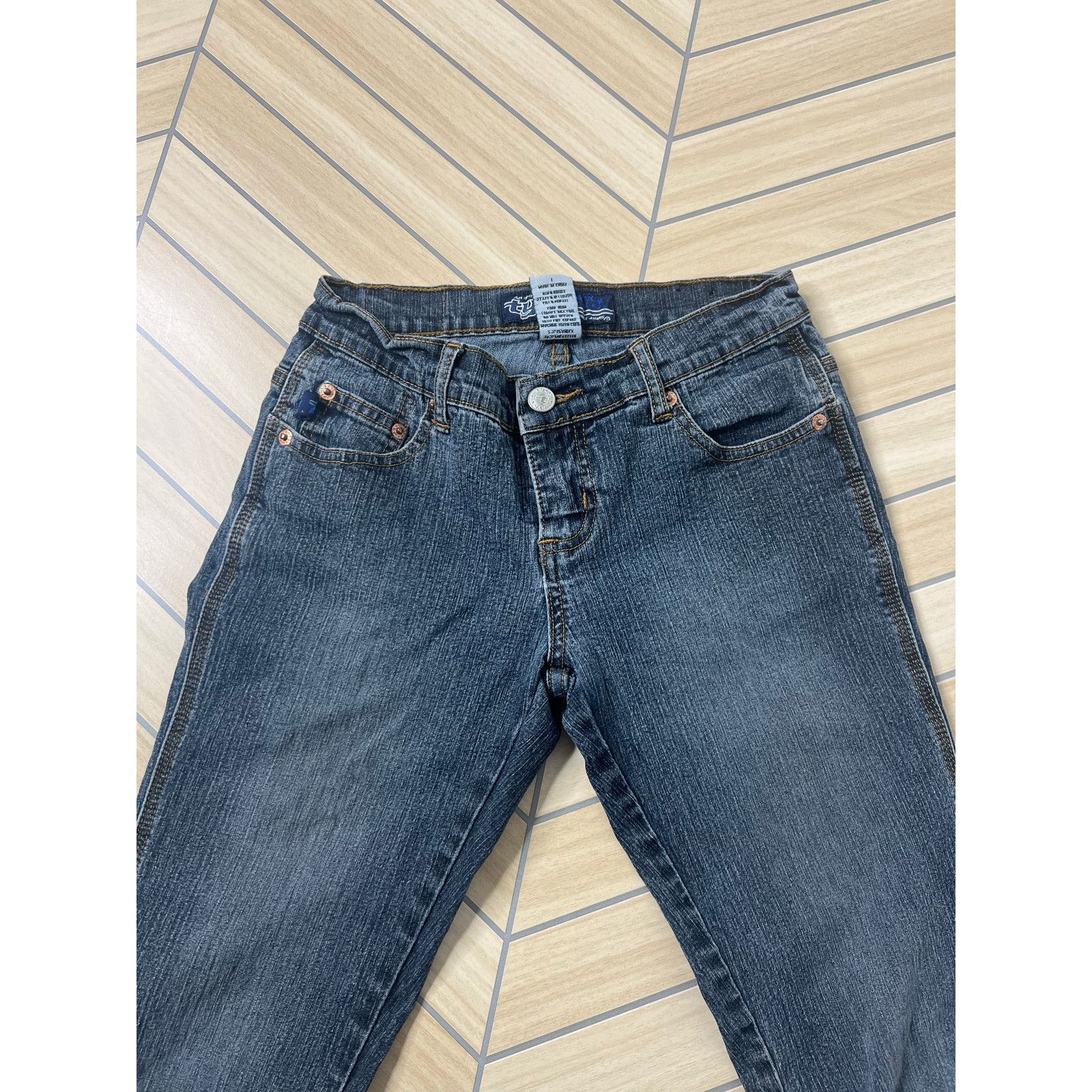 Other Tyte VTG Y2K Flare Leg Bootcut Jeans Size 25" / US 0 / IT 36 - 6 Thumbnail