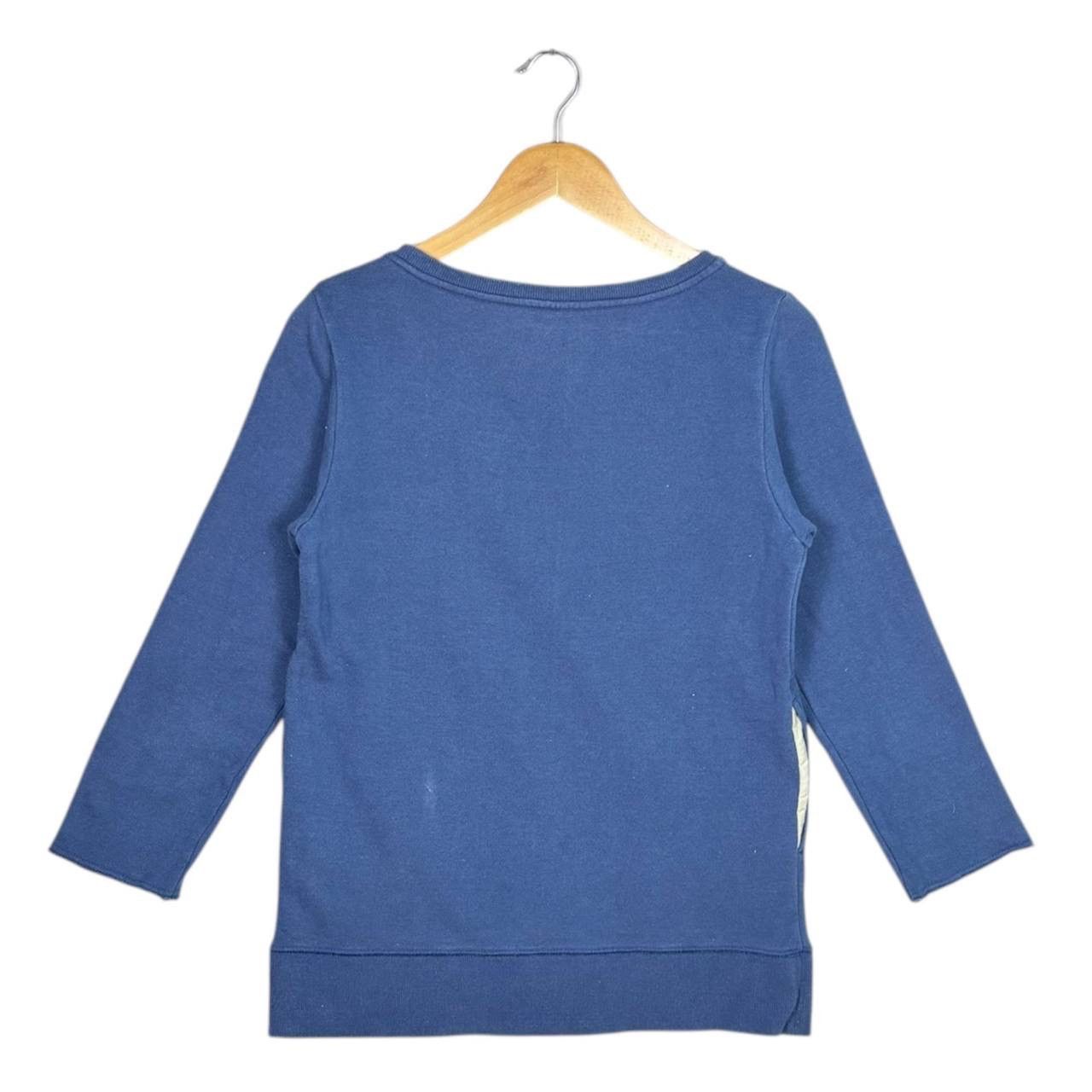 Margaret Howell MHL Margaret Howell Blue Crewneck Jumper Sweatshirt Size US M / EU 48-50 / 2 - 2 Thumbnail