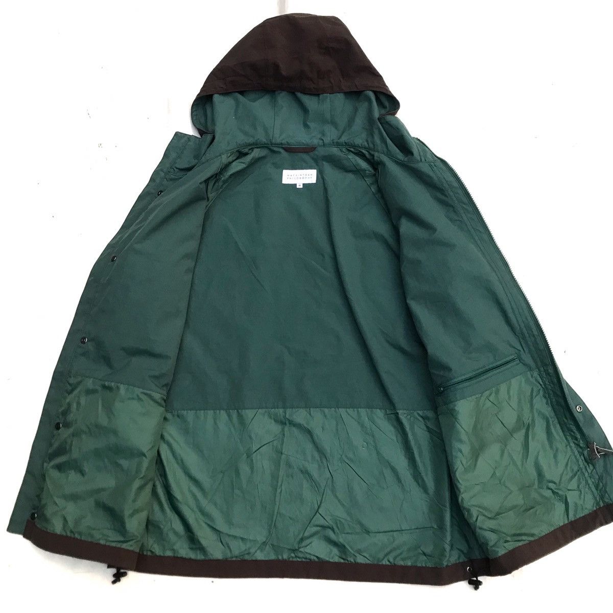 Japanese Brand × Mackintosh × Vintage Mackintosh Philosophy Hunting Outdoor Brown Jacket Mountain Size US L / EU 52-54 / 3 - 8 Thumbnail