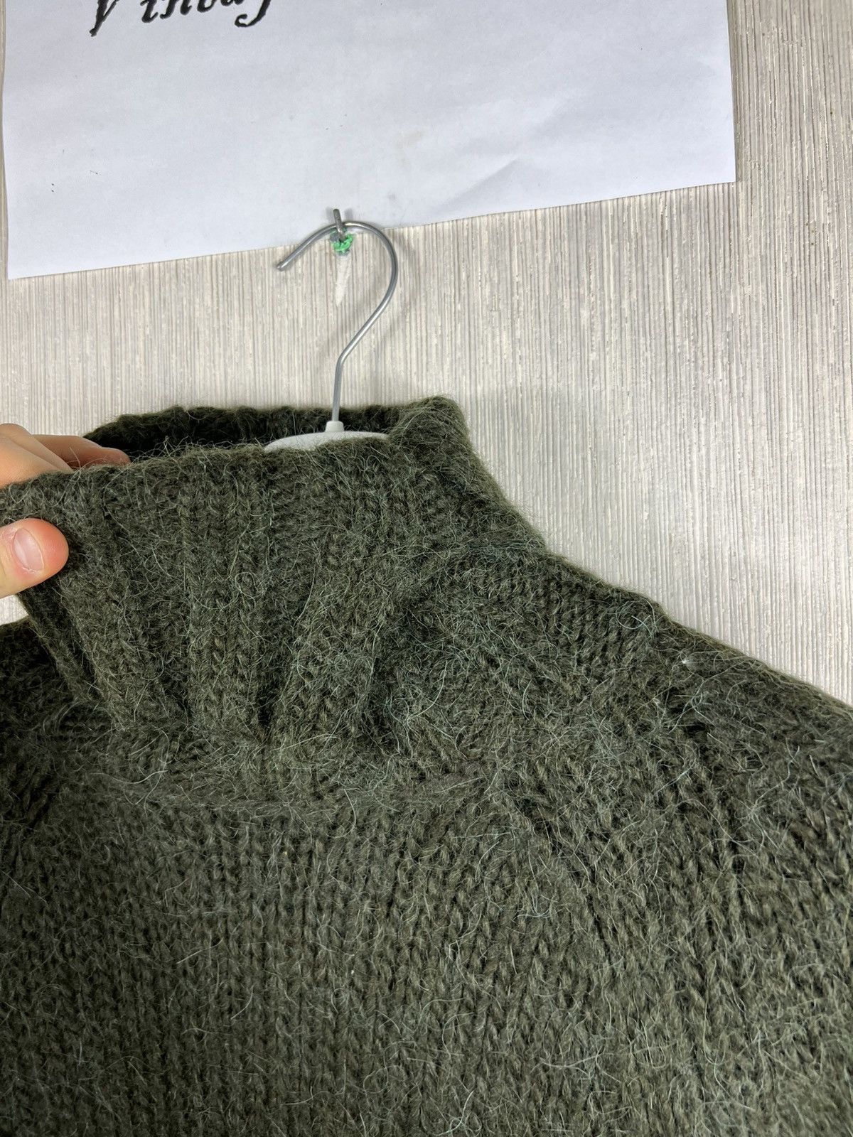 Diesel Vintage Diesel heavy wool alpaca turtleneck sweater gothic Size US M / EU 48-50 / 2 - 7 Thumbnail