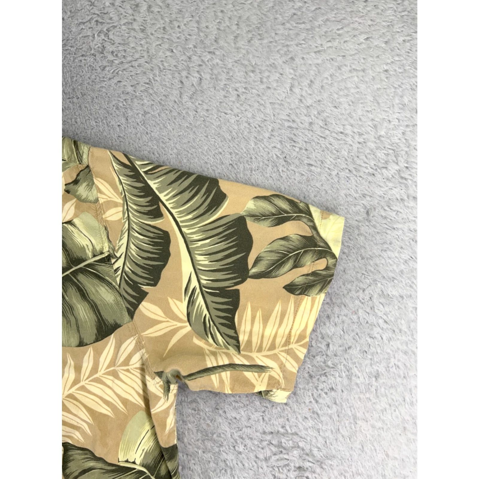 Panama Jack VINTAGE Panama Jack Shirt Adult 3XL XXXL Yellow Green Floral Palm Leaf Rayon Hawaiian Size US XXL / EU 58 / 5 - 2 Thumbnail