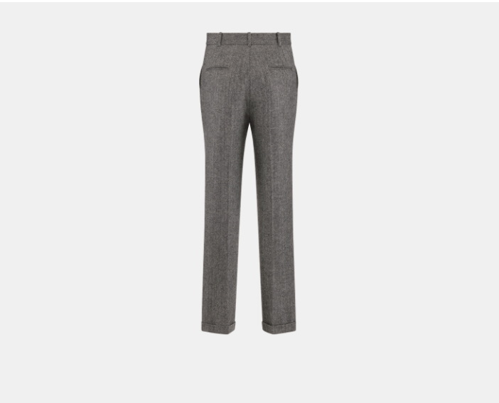 Dior o1w1db10925 441P63 Fitted Pant in Gray Size 25" / US 0 / IT 36 - 2 Thumbnail