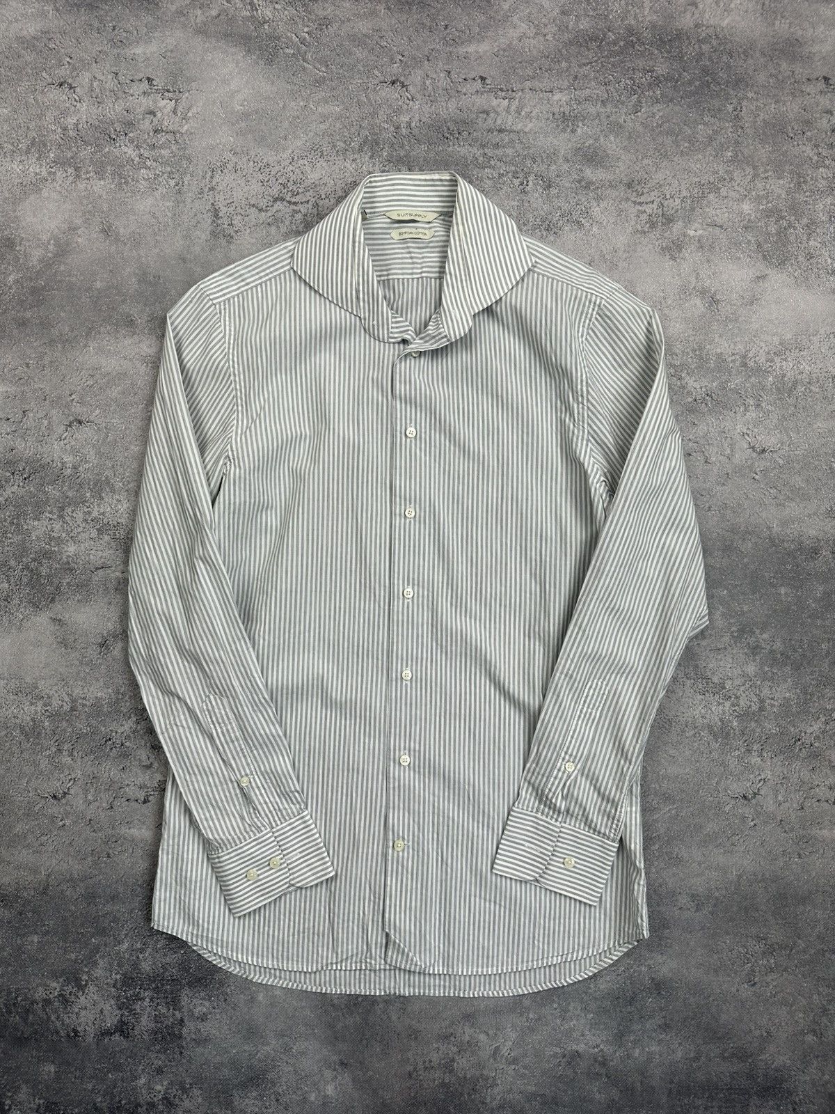 Suitsupply Luxury Suitsupply Shirt Button Up Slim Fit Striped Old Money Size US M / EU 48-50 / 2 - 10 Thumbnail
