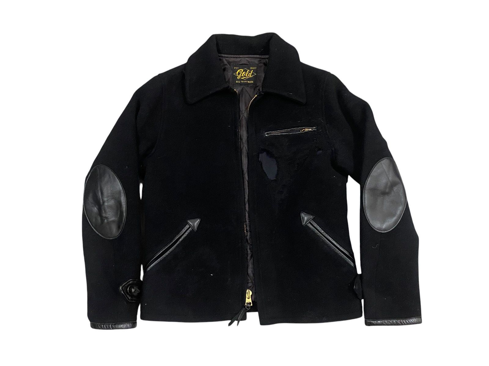 Toyo Enterprises Vtg Gold By Toyo Enterprise Wool Jacket Size US M / EU 48-50 / 2 - 1 Thumbnail