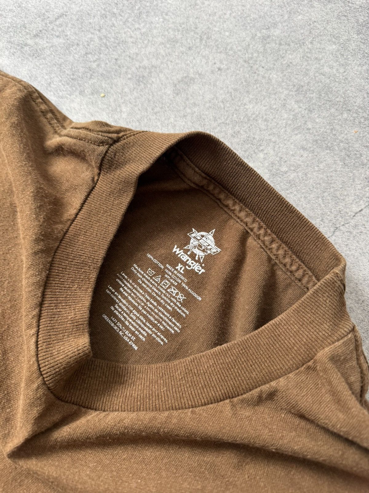 Wrangler Vintage PBR x Wrangler big logo brown long-sleeved Size US XL / EU 56 / 4 - 5 Thumbnail