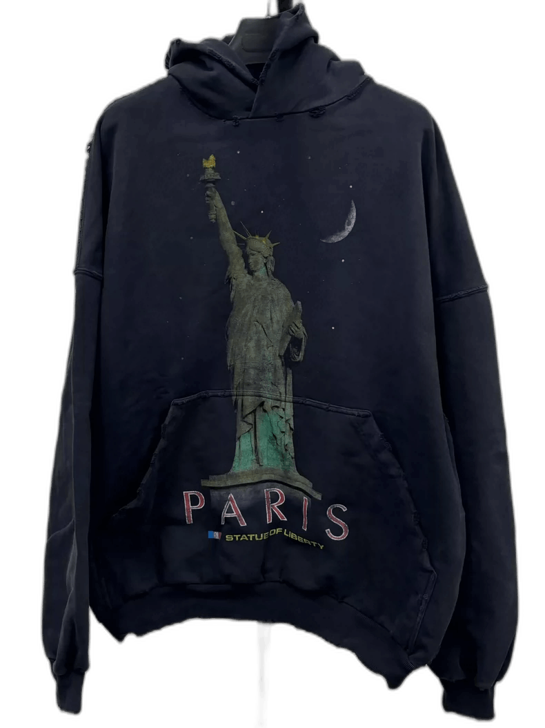 Balenciaga Balenciaga Pattern Print Hoodie Long Sleeve Size US M / EU 48-50 / 2 - 1 Thumbnail
