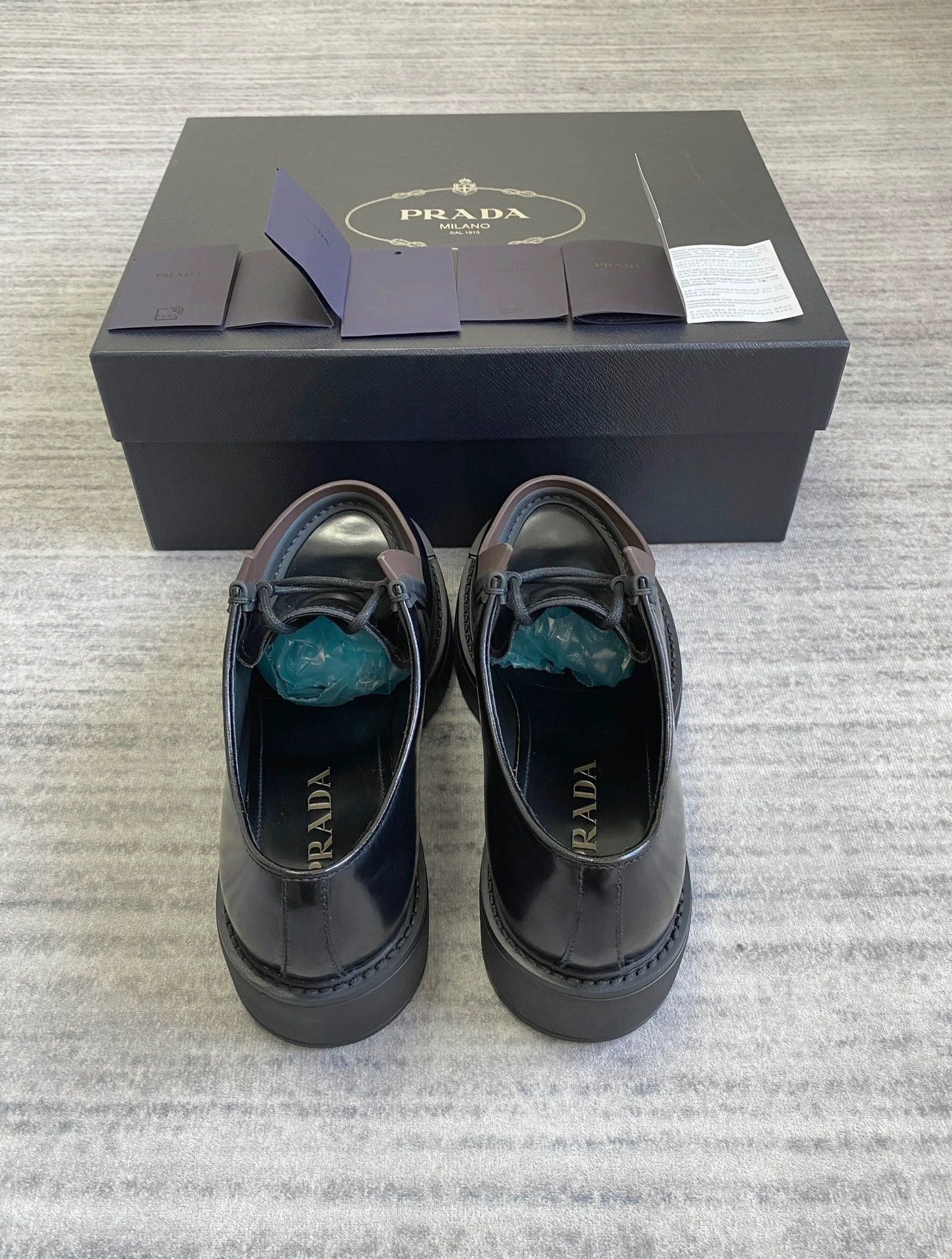 Prada Prada Raf Simons Black/Brown Derby 9.5/10 6 (40-41) Size US 7 / EU 40 - 5 Thumbnail