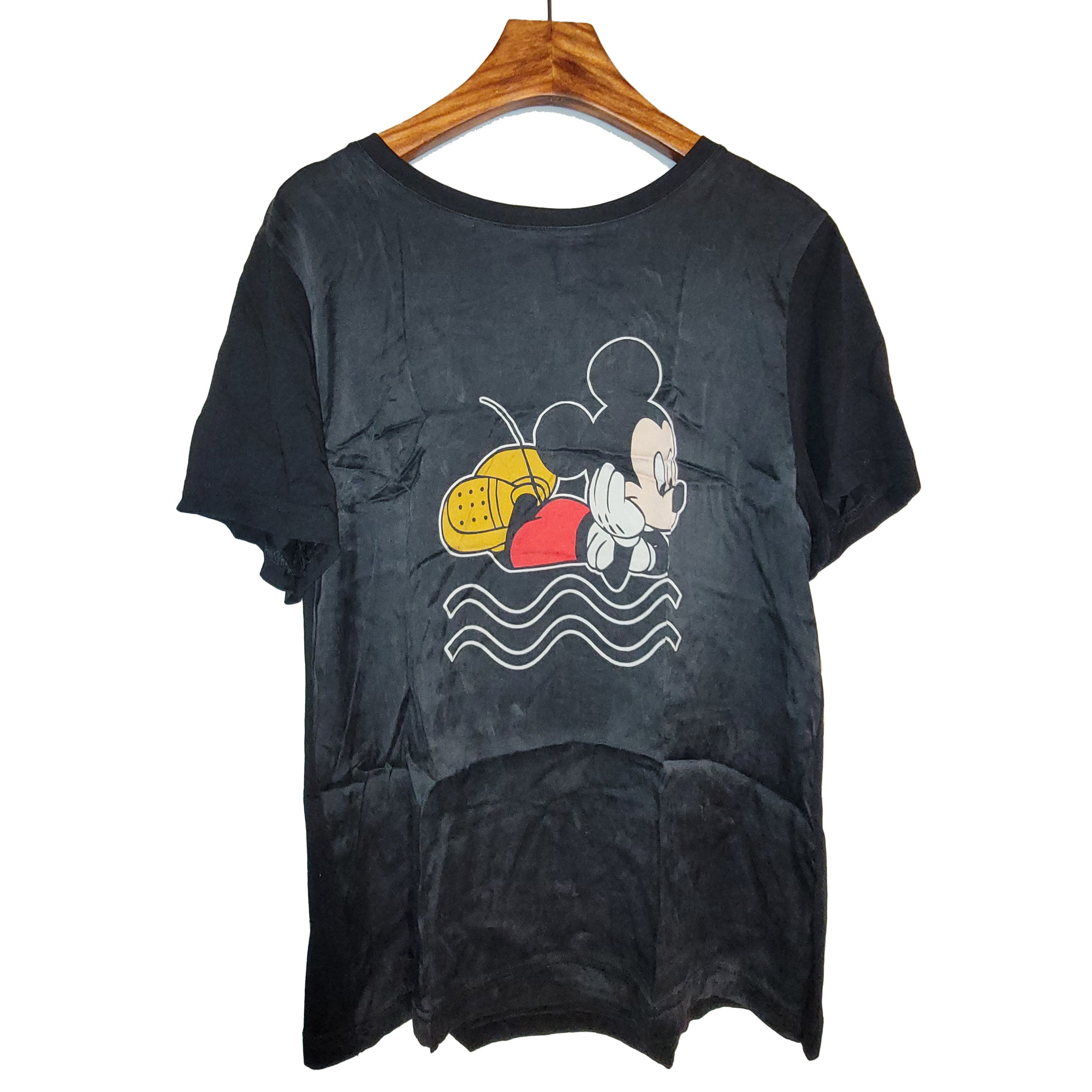 Other Women's Silk Size M Short Sleeve Top T-Shirt SAH764 Size M / US 6-8 / IT 42-44 - 1 Thumbnail