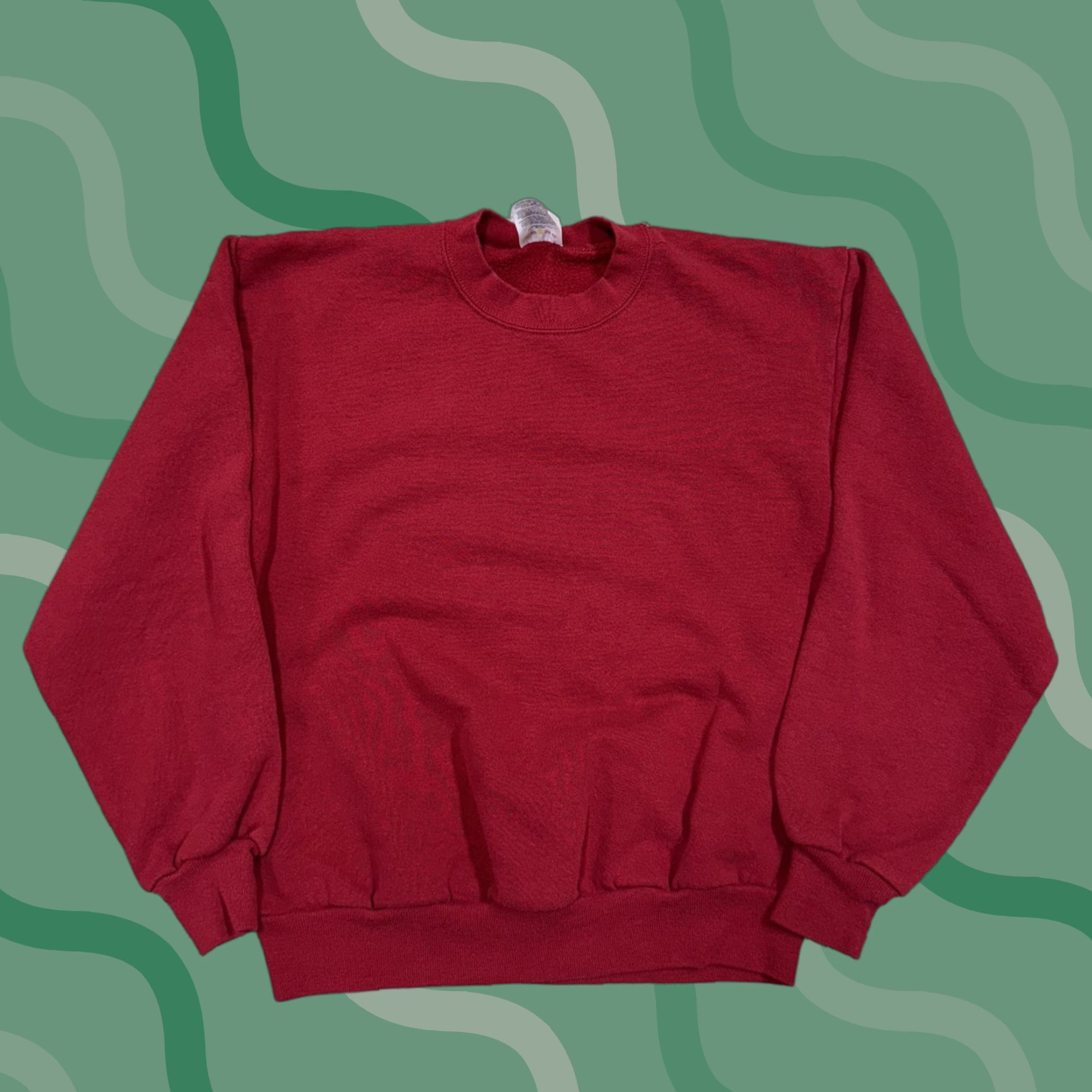 Jerzees VINTAGE Jerzees Sweatshirt Mens M Red Fleece Crewneck Pullover Blank 90s Size US M / EU 48-50 / 2 - 1 Thumbnail