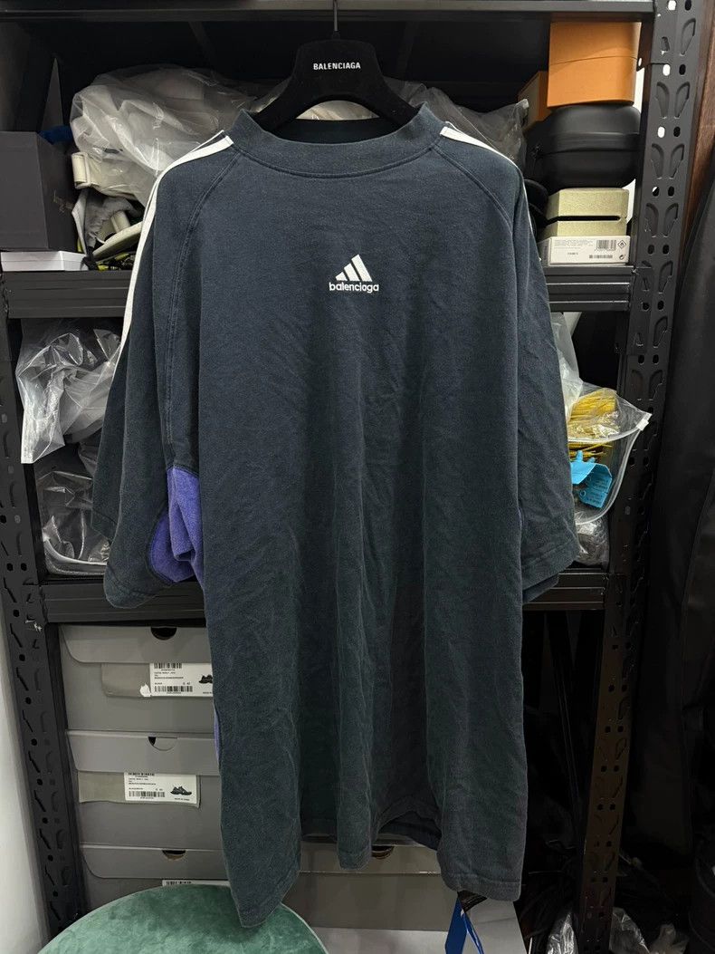 Balenciaga Balenciaga Collaboration Adidas Black Purple Dual Color Mi Size US XXL / EU 58 / 5 - 1 Thumbnail
