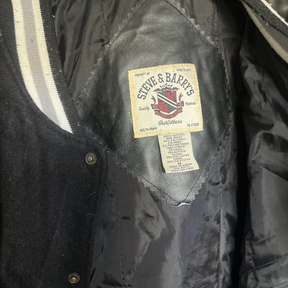 Steve And Barrys Vintage Steve & Barry’s America Flag Varsity Jacket Size US M / EU 48-50 / 2 - 2 Thumbnail