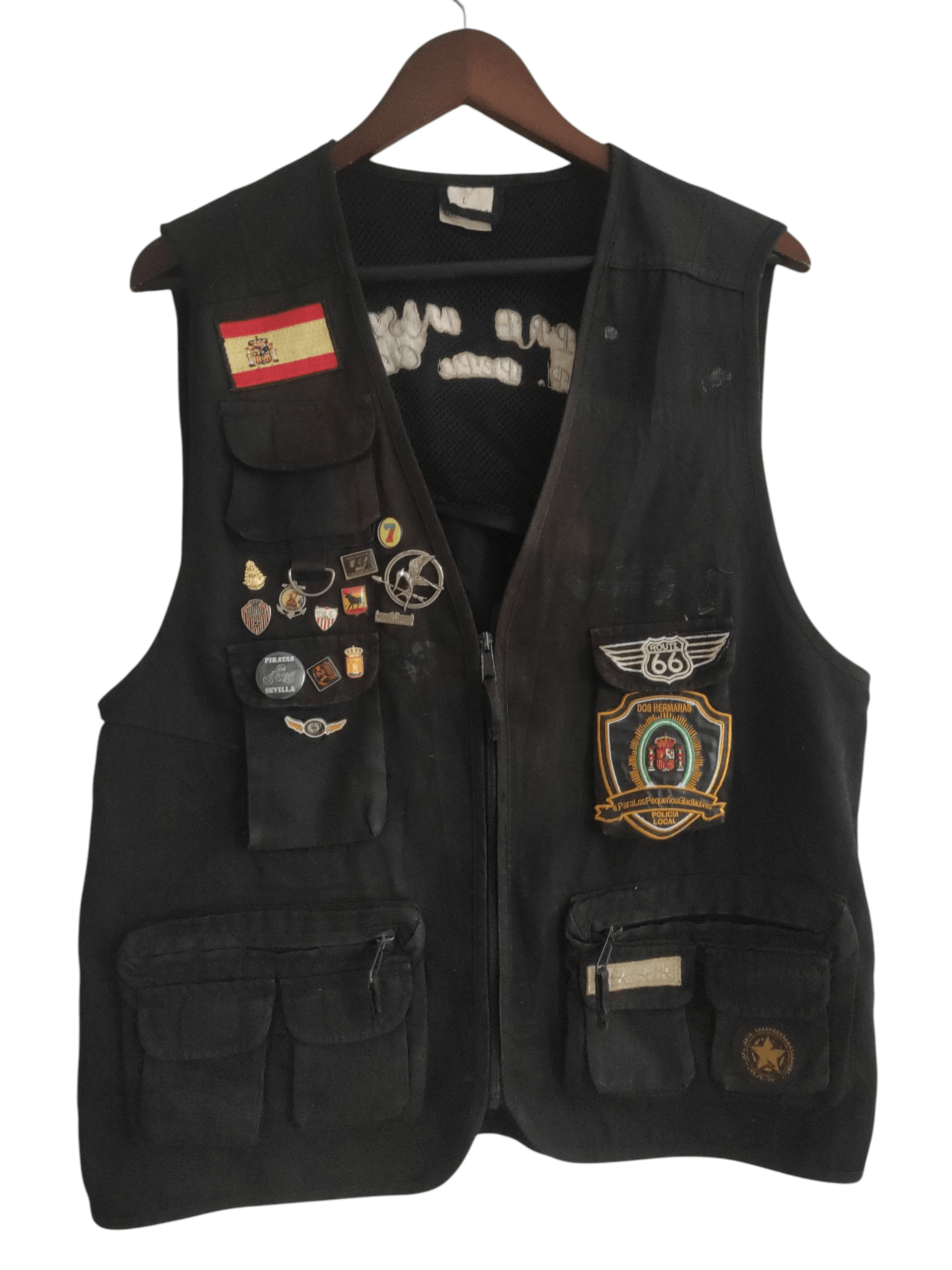 Other Motorcycle Police Riding Vest Patches Medals Made Spain Size US M / EU 48-50 / 2 - 1 Thumbnail