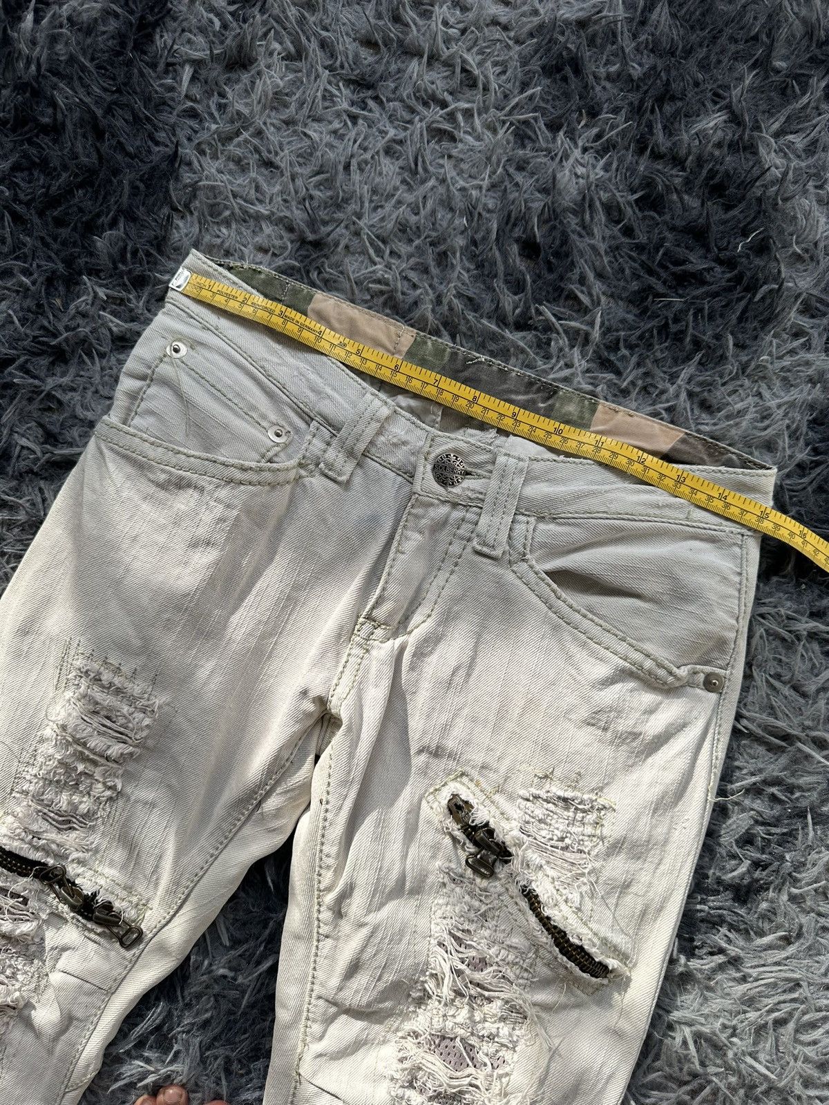 14th Addiction Y2k Solberry gothic j-rock distressed denim Size US 30 / EU 46 - 12 Thumbnail