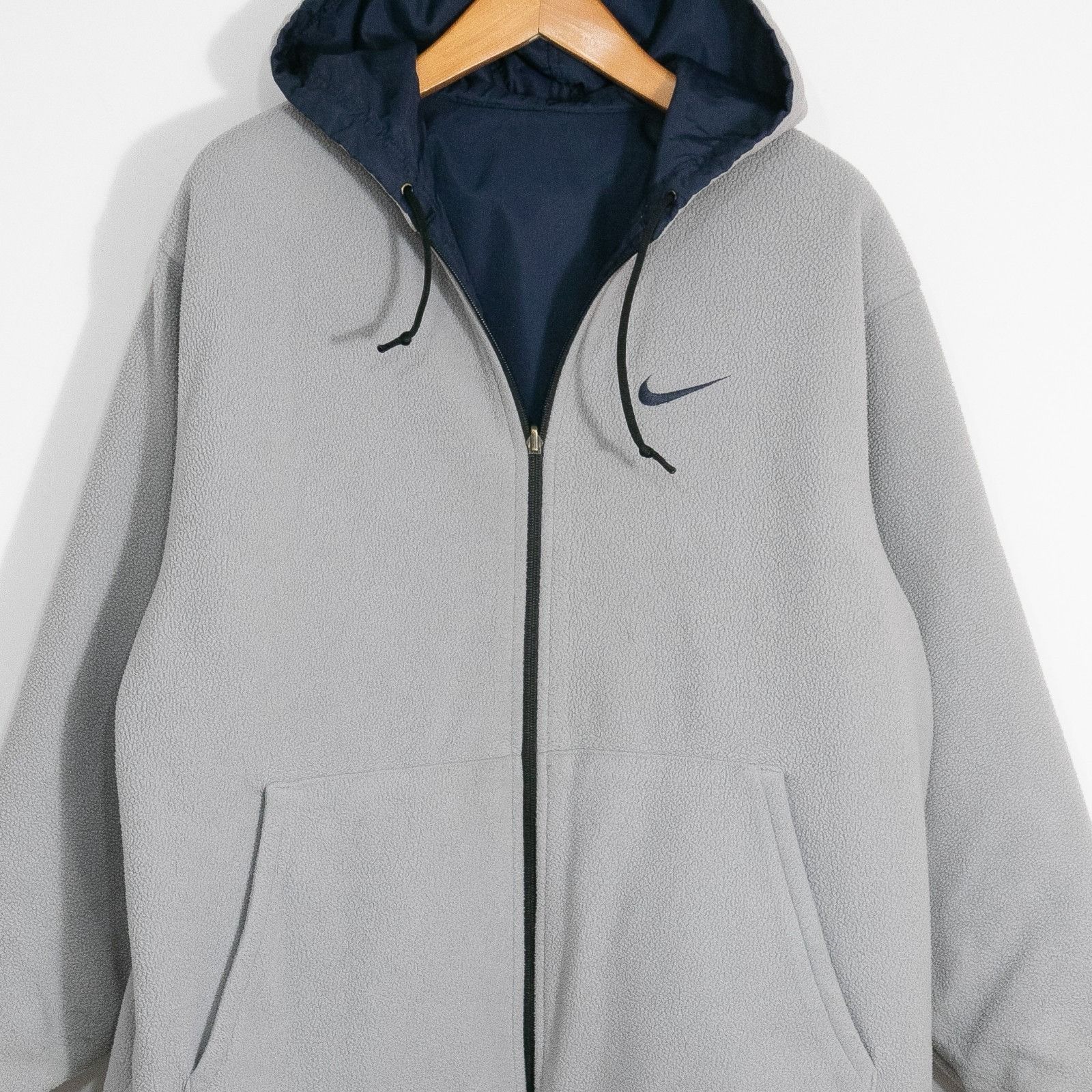 Nike Vintage Nike Windbreaker Fleece Jacket Medium - Reversible Size US M / EU 48-50 / 2 - 8 Thumbnail