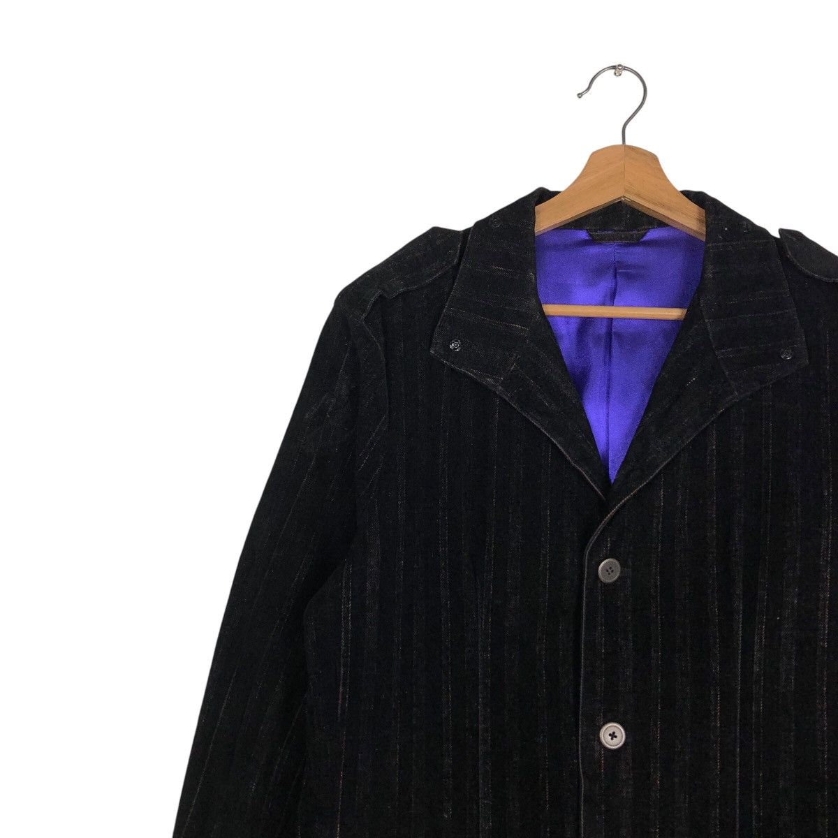 Japanese Brand × Vintage 📌Hickory Chore Jacket Pazzo Denim Issey Miyake Size US L / EU 52-54 / 3 - 8 Thumbnail