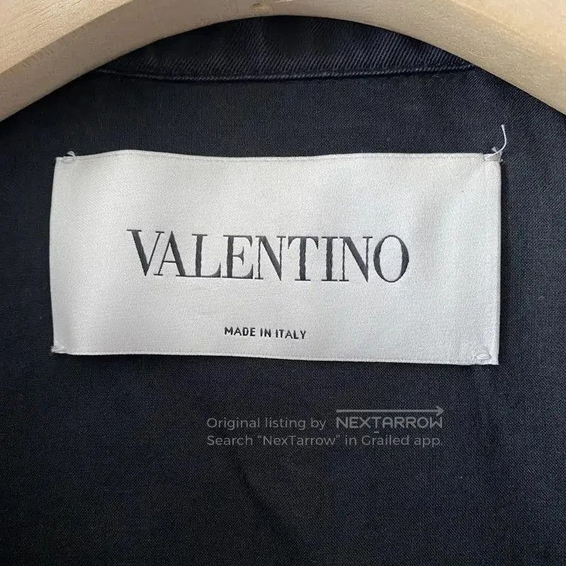 Valentino Valentino Black Cotton Mid-Length Women's Trench Coat . Size M / US 6-8 / IT 42-44 - 7 Thumbnail