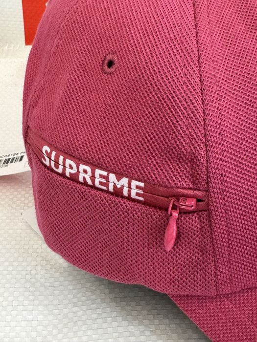 Supreme Supreme LACOSTE Pique 6-Panel Pink cap hat | Grailed