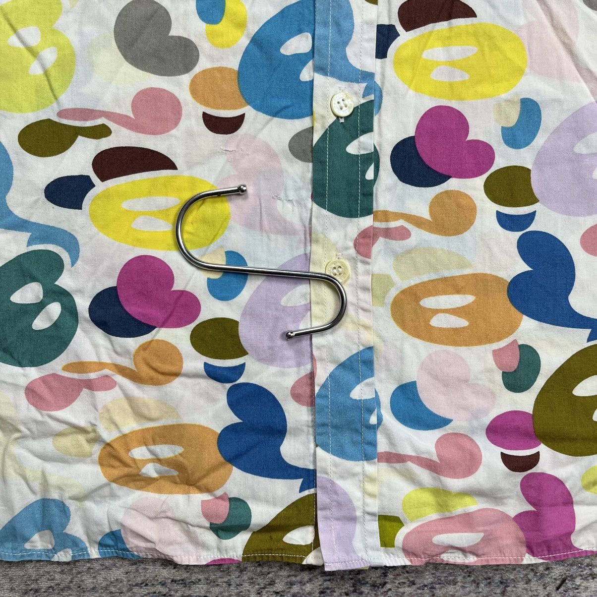 Bape Bape baby milo candy button down shirt Size US S / EU 44-46 / 1 - 11 Thumbnail