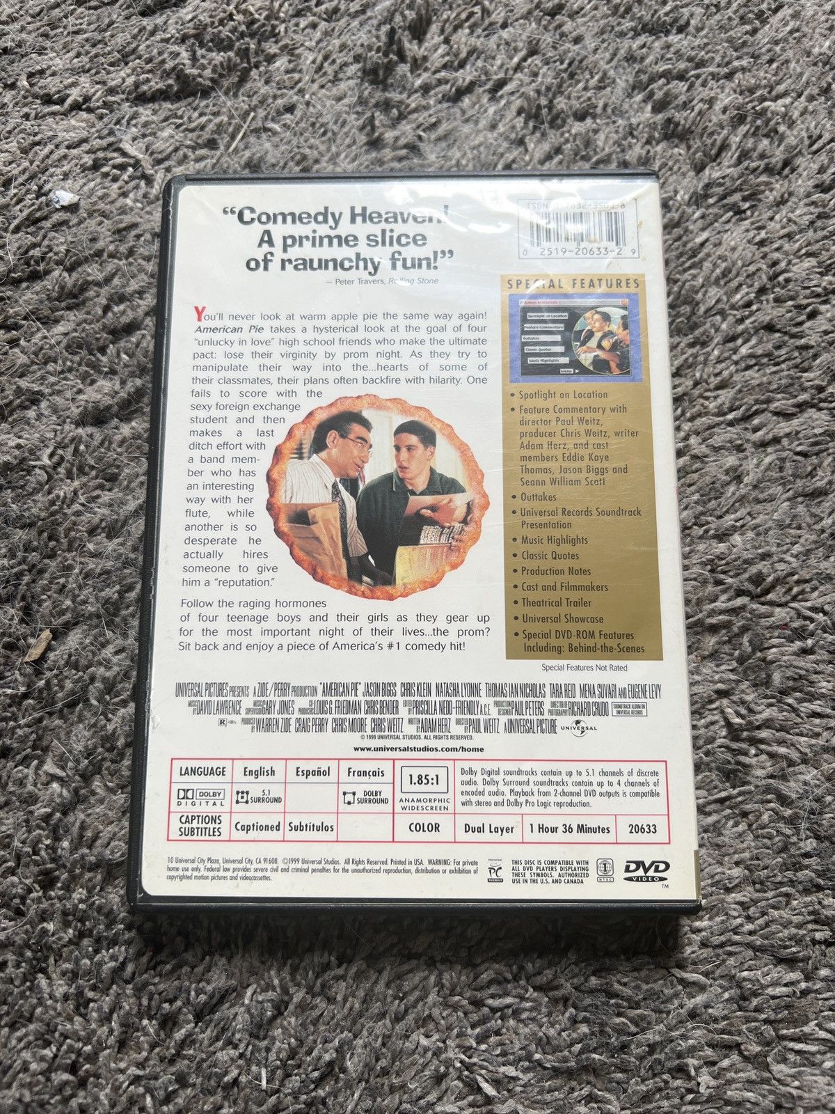 Universal Studios American Pie (DVD) Size ONE SIZE - 2 Thumbnail