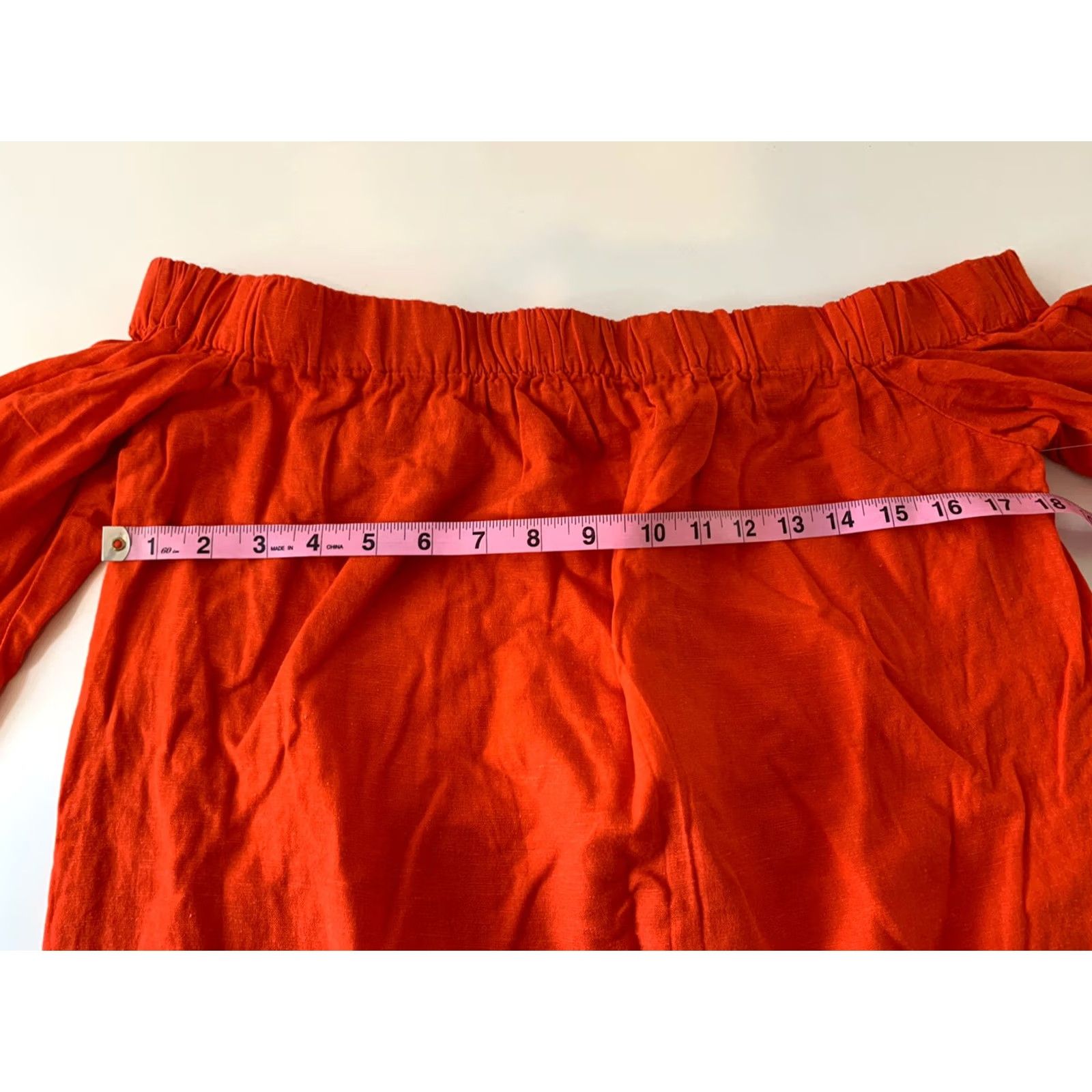Old Navy Old Navy Sleeveless Off The Shoulder Dress Women's S Petite Orange Dress - Casual, Cotton, Short, Solid, NWT Size S / US 4 / IT 40 - 4 Thumbnail