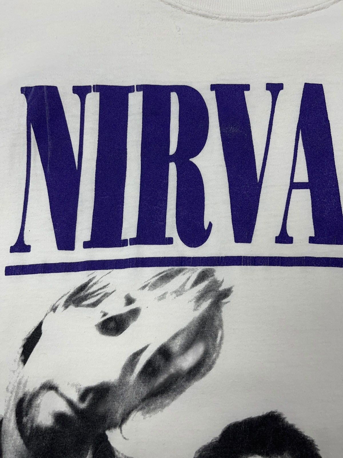 Nirvana Vintage 90s Nirvana Nevermind Purple Logo Bootleg T-shirt Size US S / EU 44-46 / 1 - 4 Thumbnail