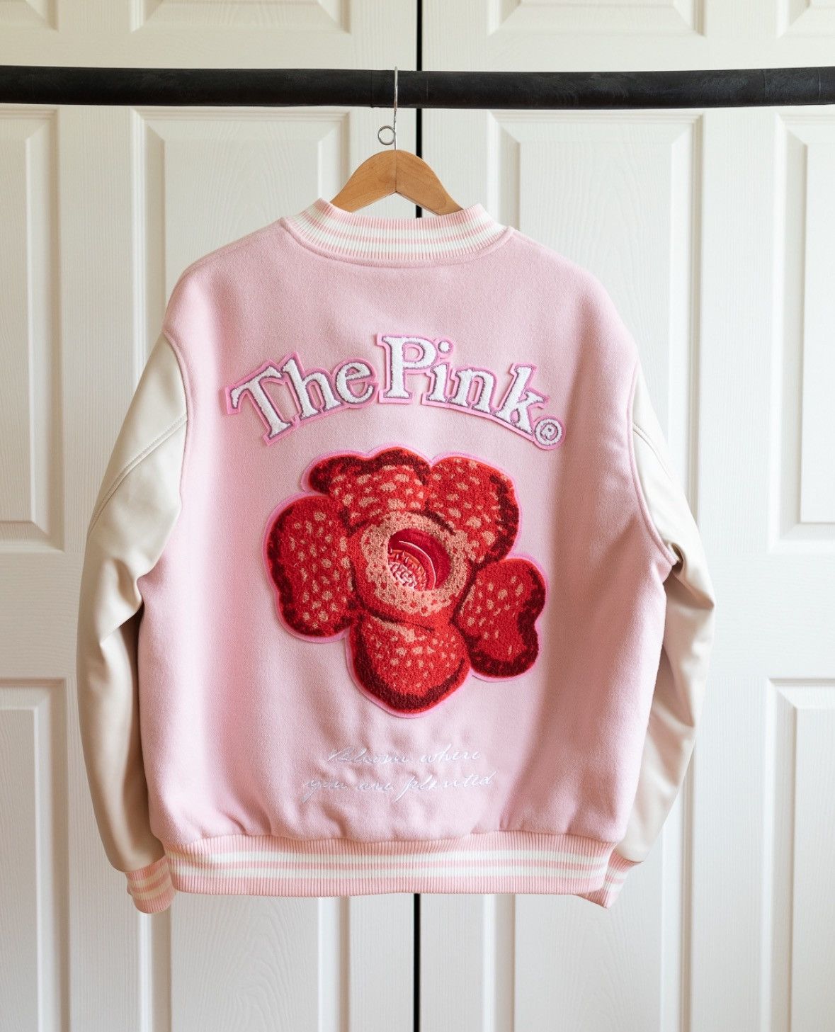 Vandy The Pink Vandy The Pink Rafflesia Varsity Jacket (F&F Exclusive) Size US L / EU 52-54 / 3 - 3 Thumbnail
