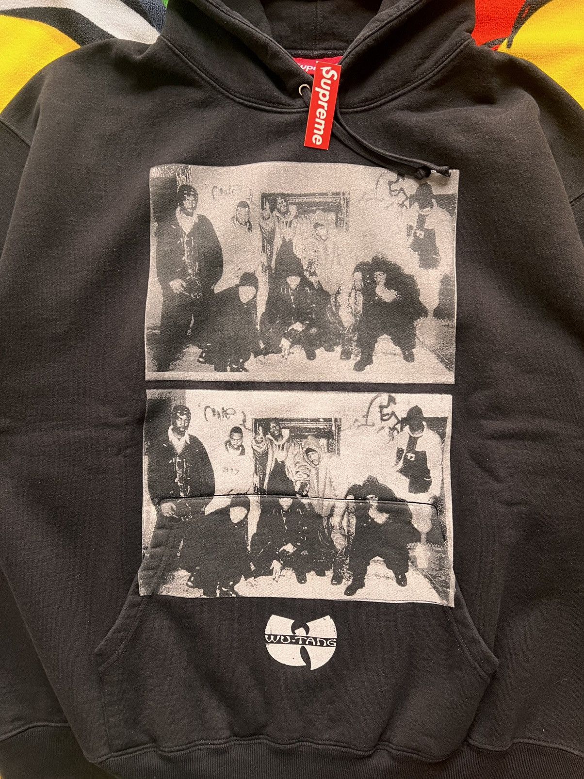 Supreme XL Supreme Wu-Tang Clan Hooded Sweatshirt Black FW25 hoodie Size US XL / EU 56 / 4 - 11 Thumbnail