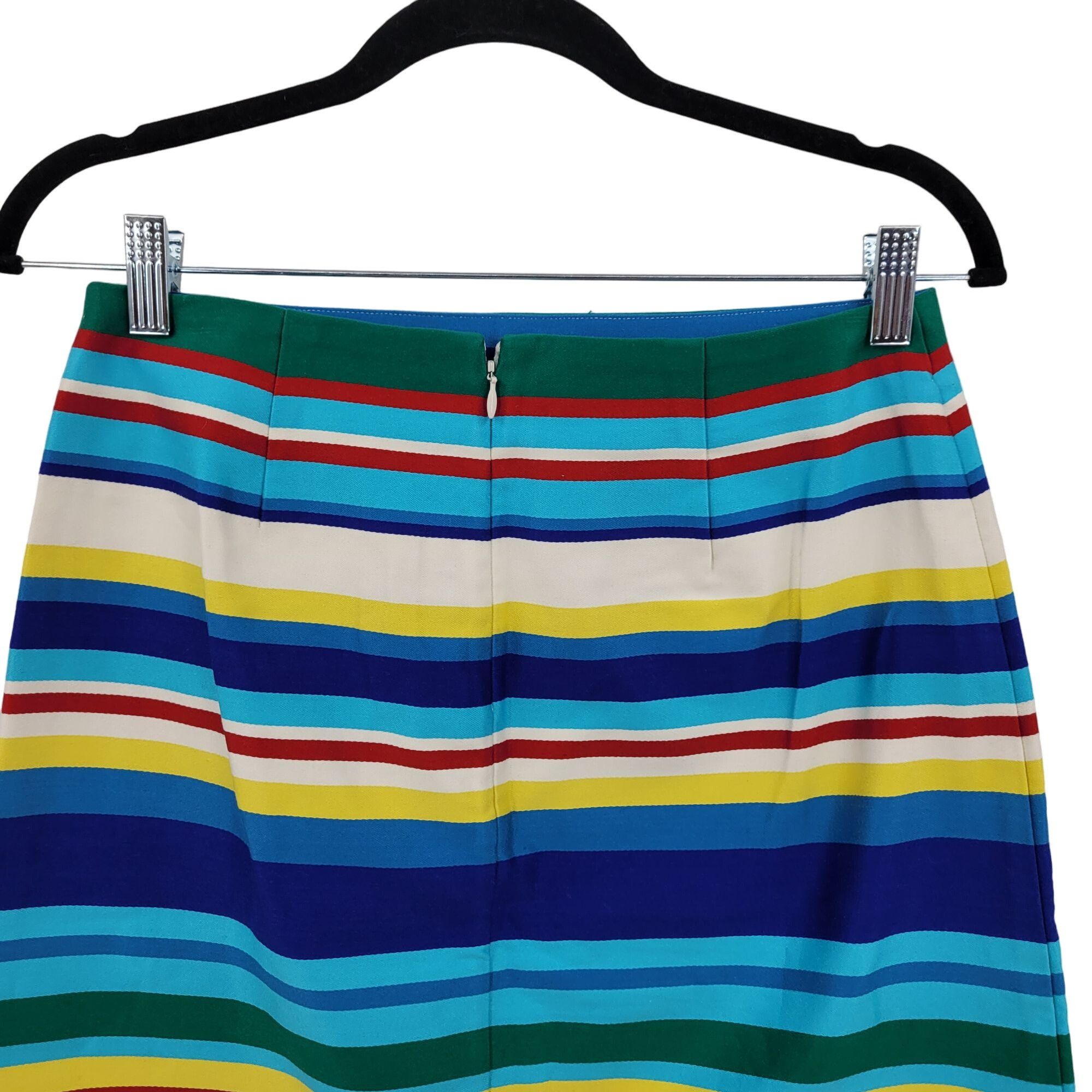 Talbots Talbots Petites Pencil Skirt 4P Multicolor Rainbow Striped Size 28" / US 6 / IT 42 - 7 Thumbnail