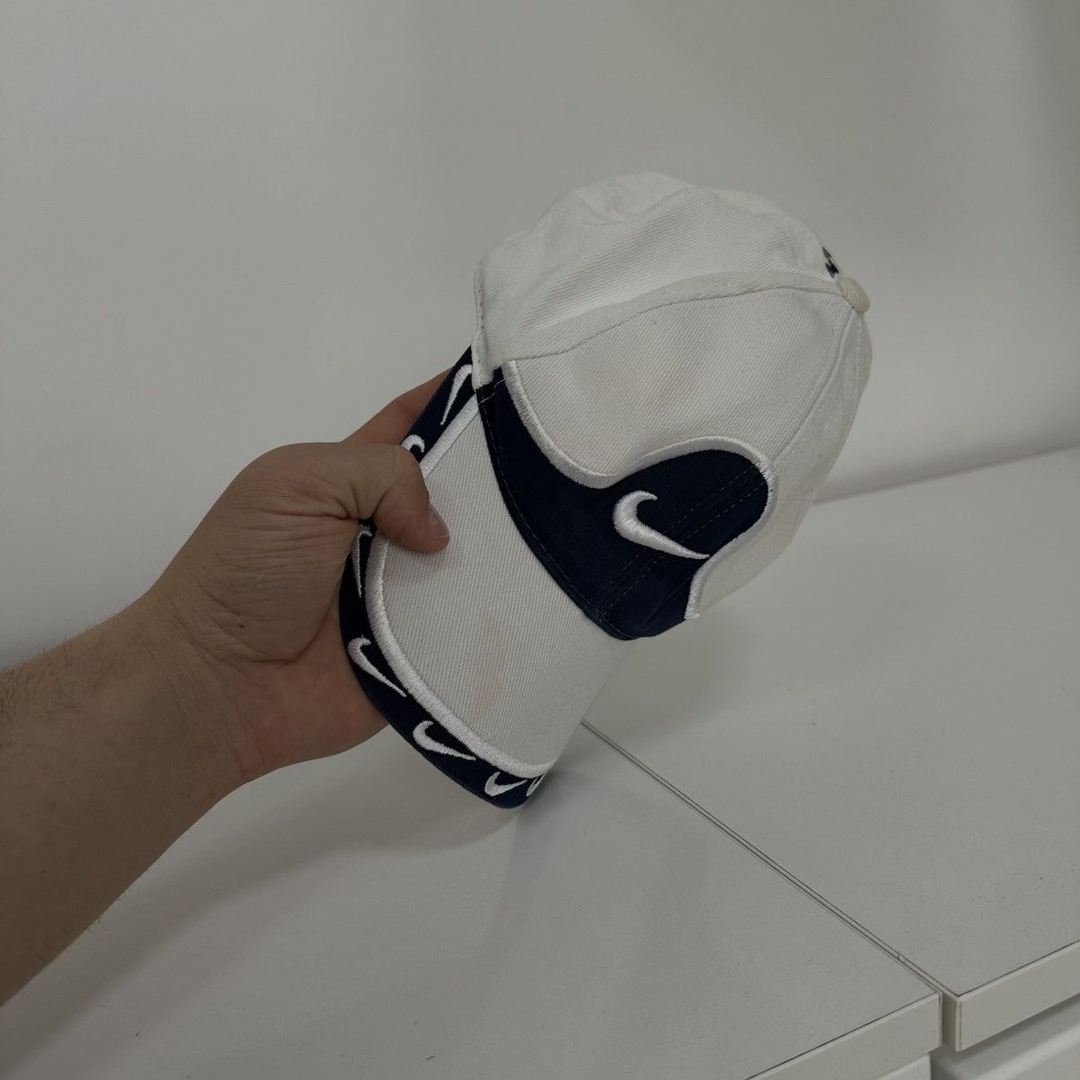 Nike × Vintage Vintage Nike Multi Logo Y2K Cap Size ONE SIZE - 5 Thumbnail