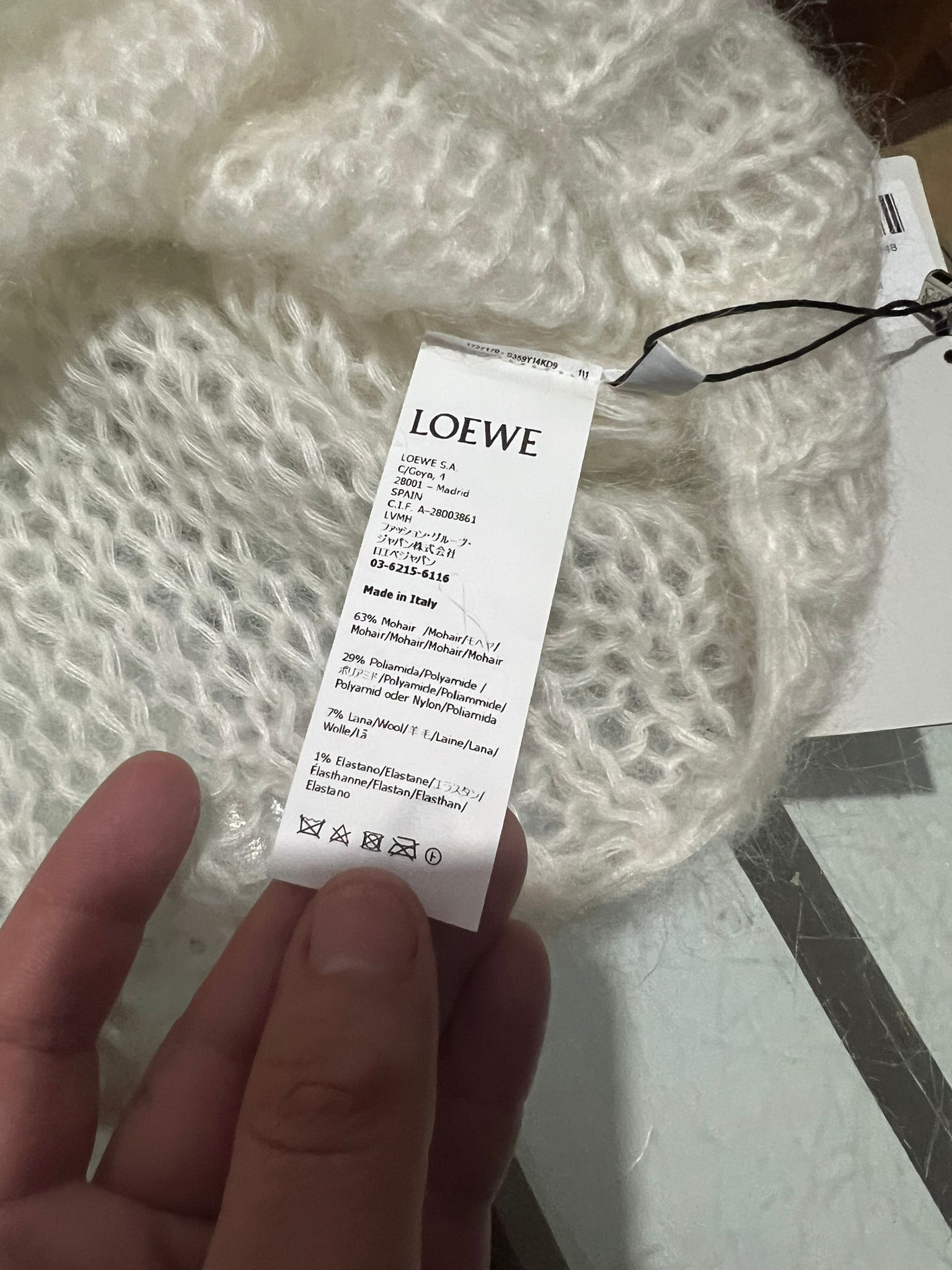 Loewe Loewe anagram en mohair Size XS / US 0-2 / IT 36-38 - 8 Thumbnail