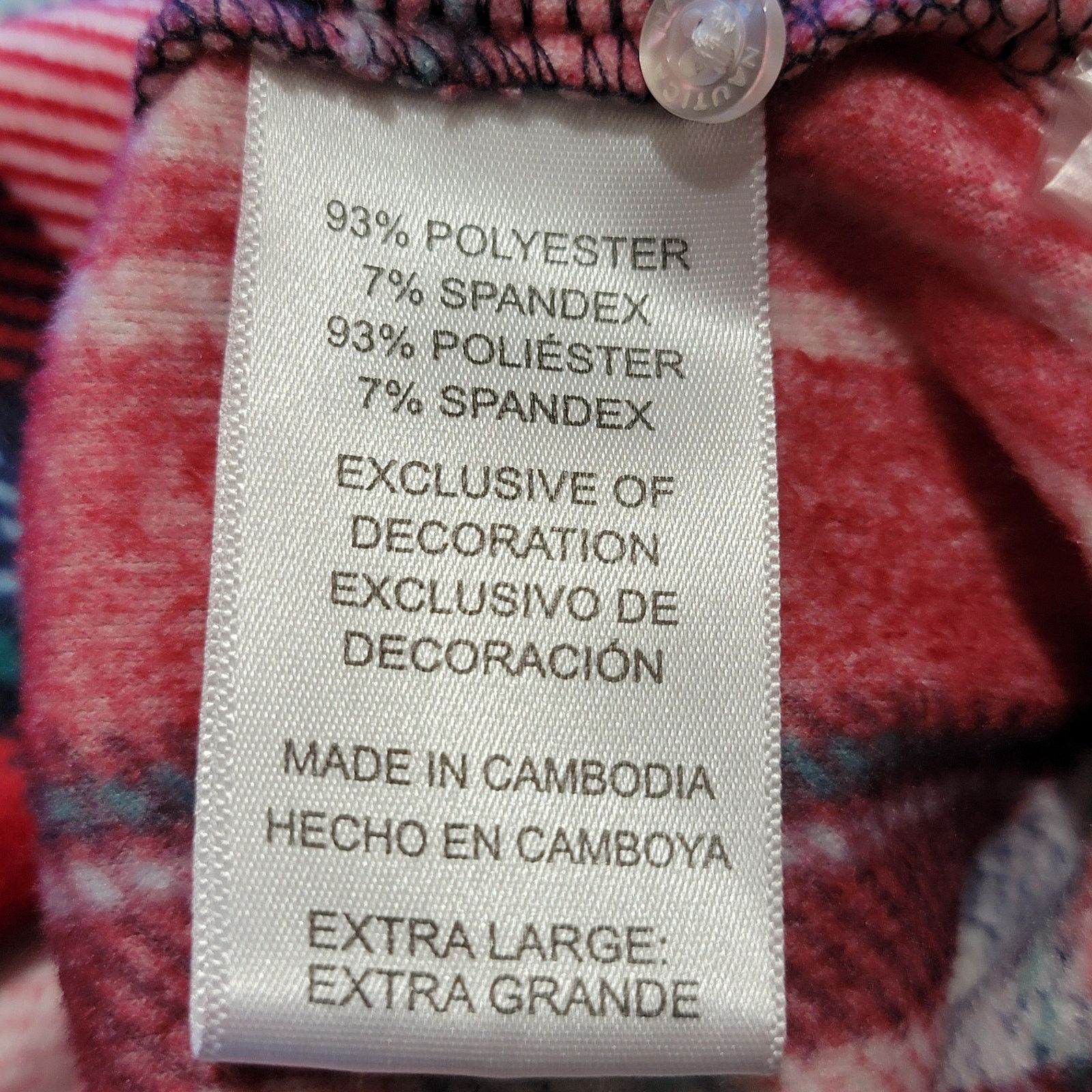Nautica Nautica Soft Flannel PJ Lightweight Top Long Sleeve - XL Size ONE SIZE - 4 Thumbnail