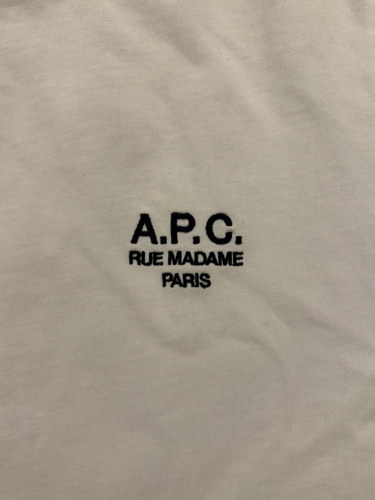A.P.C. A.P.C Rue Madame Paris Logo T-Shirt Size US M / EU 48-50 / 2 - 4 Thumbnail