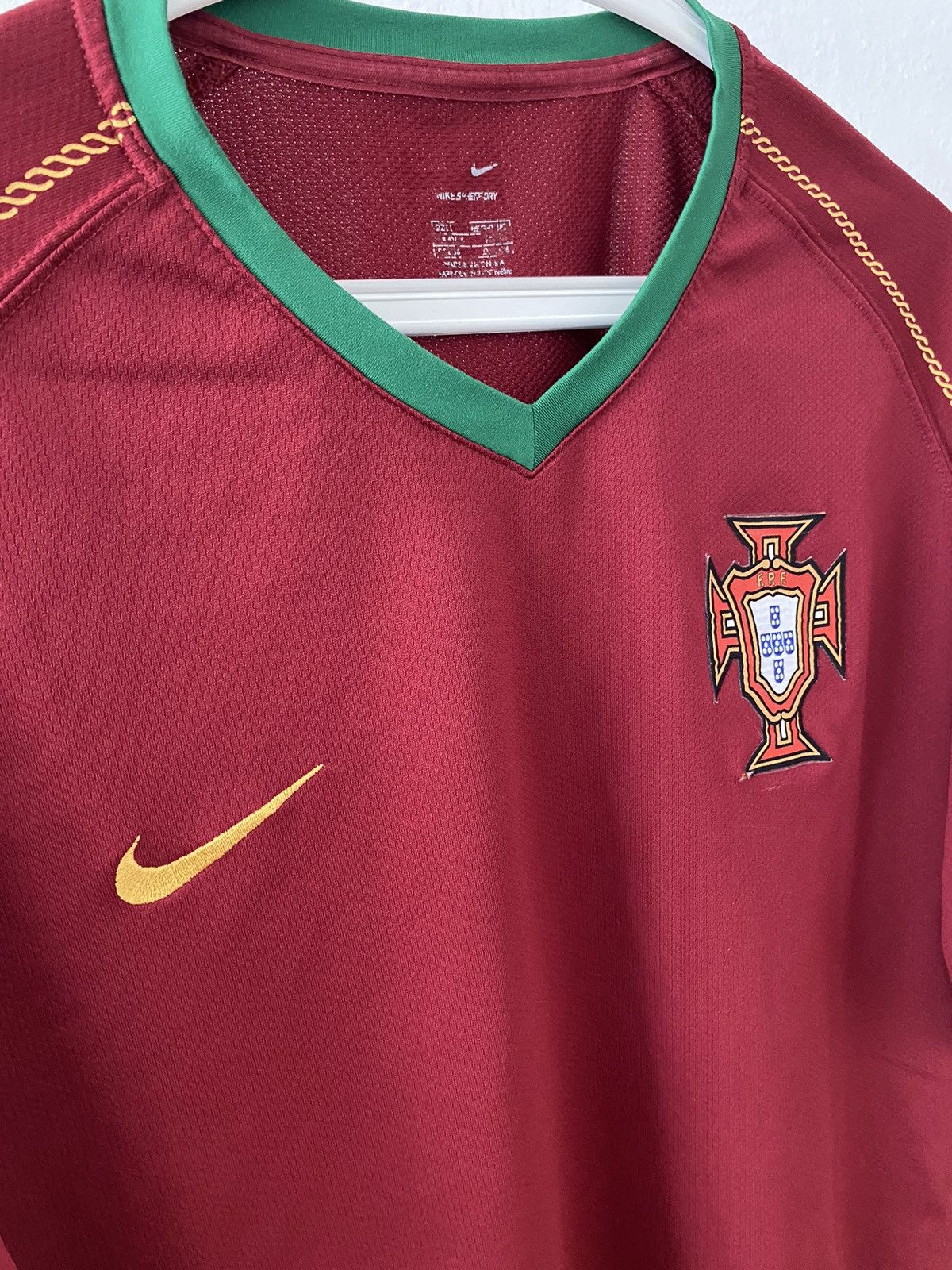 Nike × Vintage JERSEY PORTUGAL 2006-2008 VINTAGE RARE Size US L / EU 52-54 / 3 - 2 Thumbnail