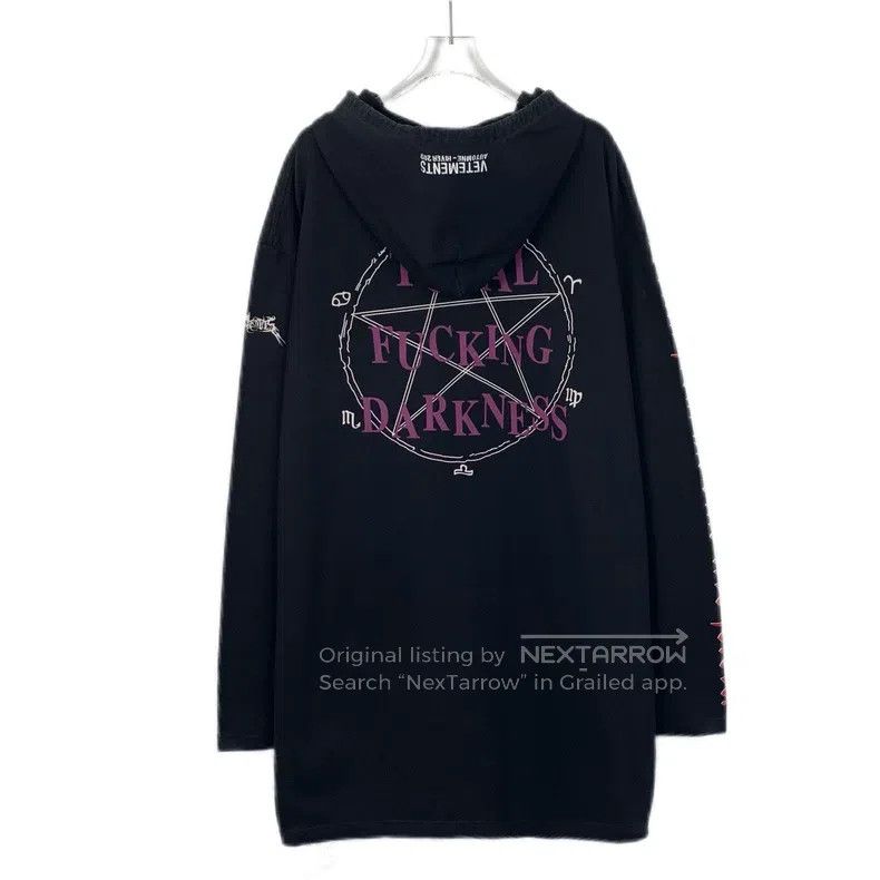 Vetements Vetements Color Letter Printed Hooded Long-Sleeve Cotton H Size US L / EU 52-54 / 3 - 2 Thumbnail