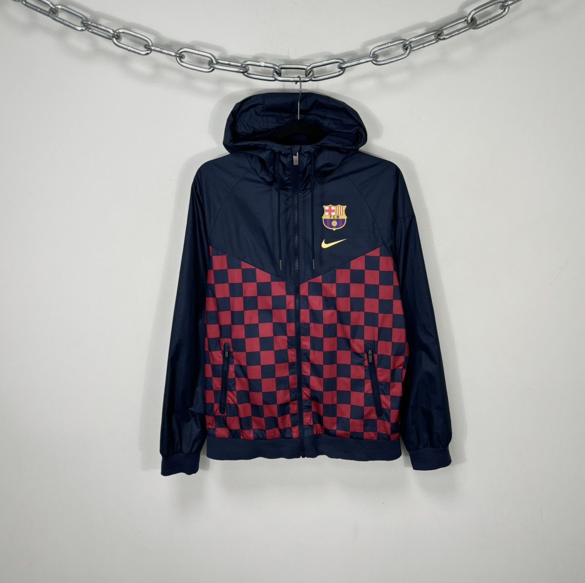 Nike Nike Barcelona Men’s Full Zip Chess Training Soccer Jacket Size US S / EU 44-46 / 1 - 1 Thumbnail