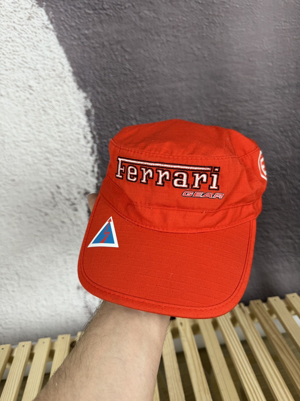 Vintage Ferrari Gear vintage V8 red formula 1 cap Size ONE SIZE - 2 Thumbnail
