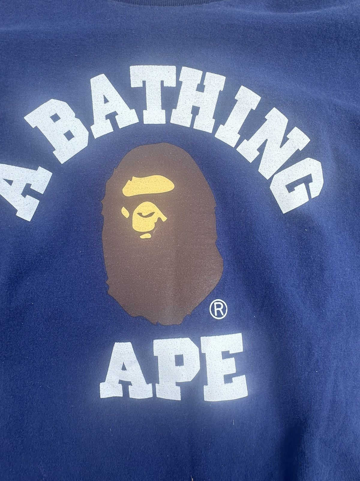 Bape Bathing Ape blue ape tee Size US M / EU 48-50 / 2 - 1 Thumbnail