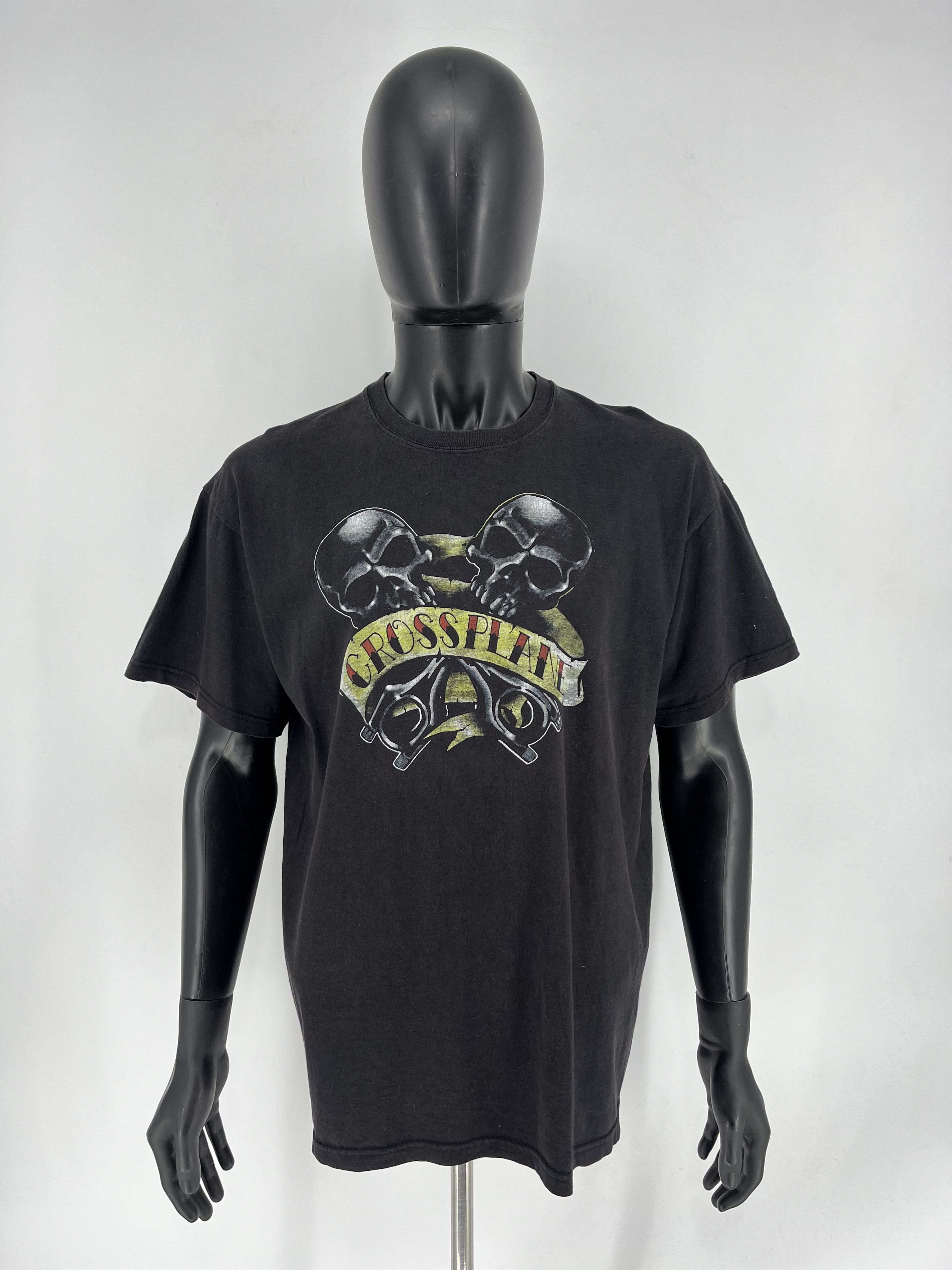 Vintage Crossplane Skulls Vintage Y2K Rock Metal Size XL Black Size US XL / EU 56 / 4 - 2 Thumbnail