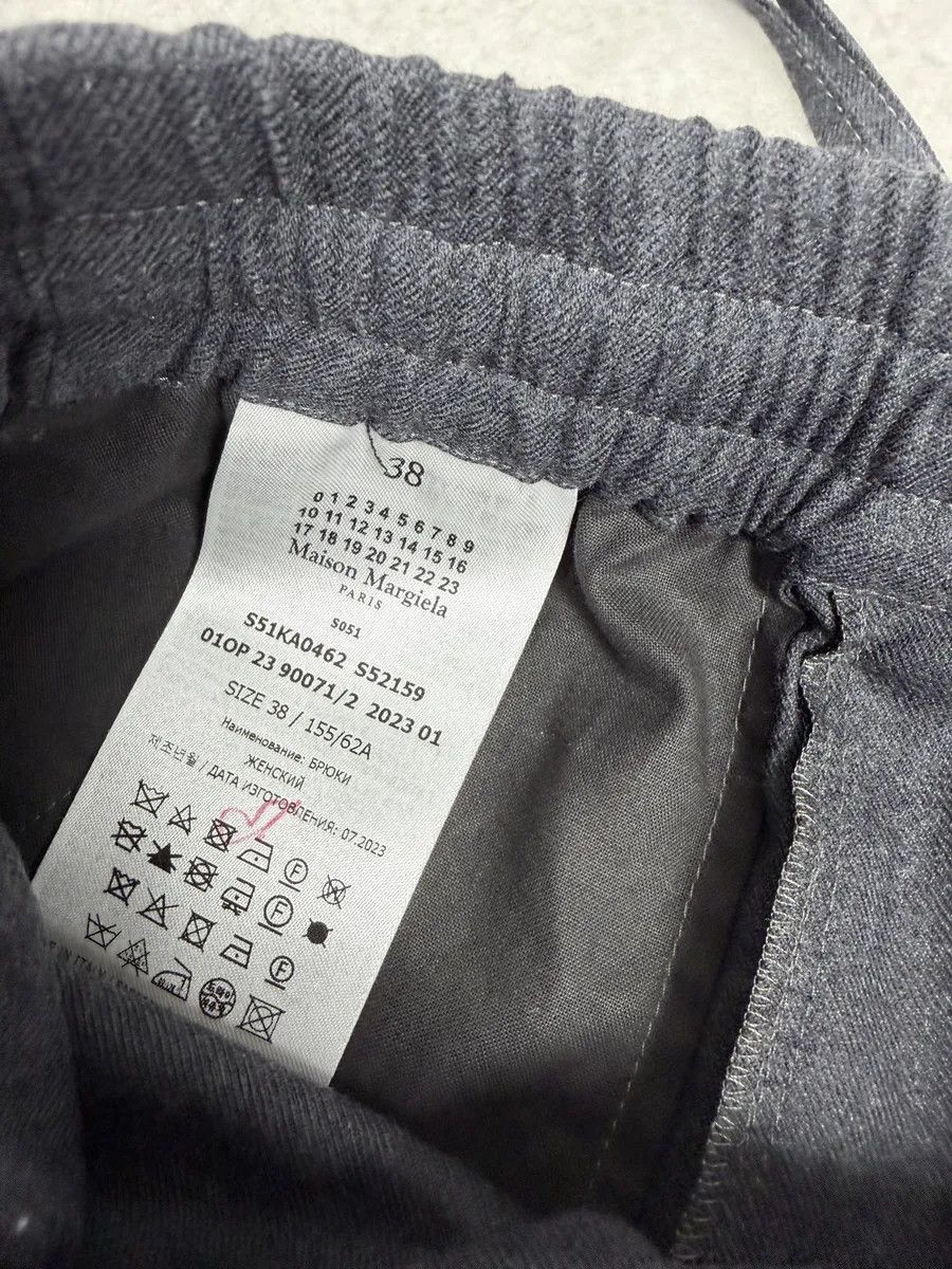Maison Margiela AW2023 Maison Margiela Grey Tailored Pants Size US 30 / EU 46 - 8 Thumbnail
