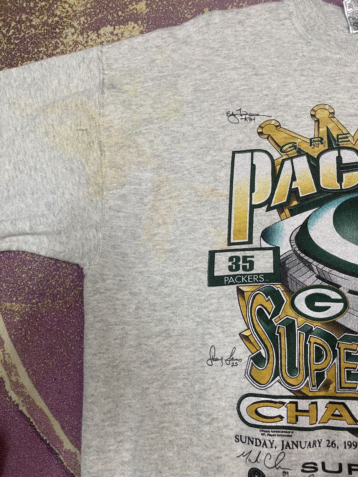 Vintage VINTAGE PACKERS SUPER BOWL CHAMPIONSHIP 1997 Size US XL / EU 56 / 4 - 9 Thumbnail