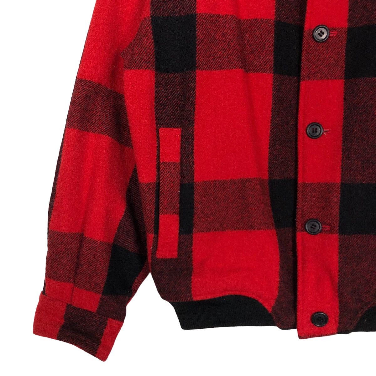 Japanese Brand 🔥Vtg Bomber Jacket Wool Tartan Design Rose Bowl USA Size US M / EU 48-50 / 2 - 4 Thumbnail