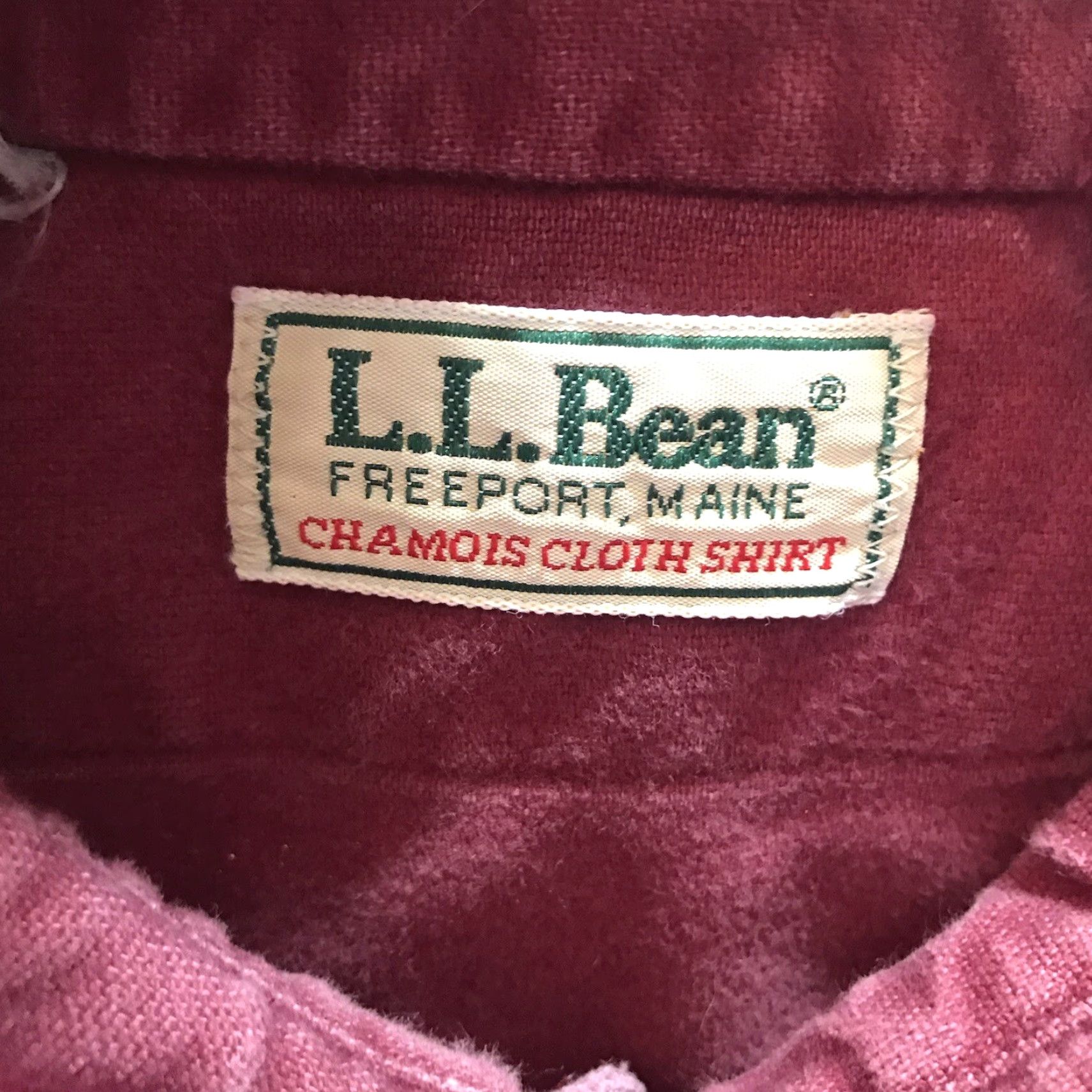 Vintage VINTAGE LL Bean Chamois Flannel Shirt Red Long Sleeve LT Big & Tall Outdoor Mens Size US L / EU 52-54 / 3 - 4 Thumbnail