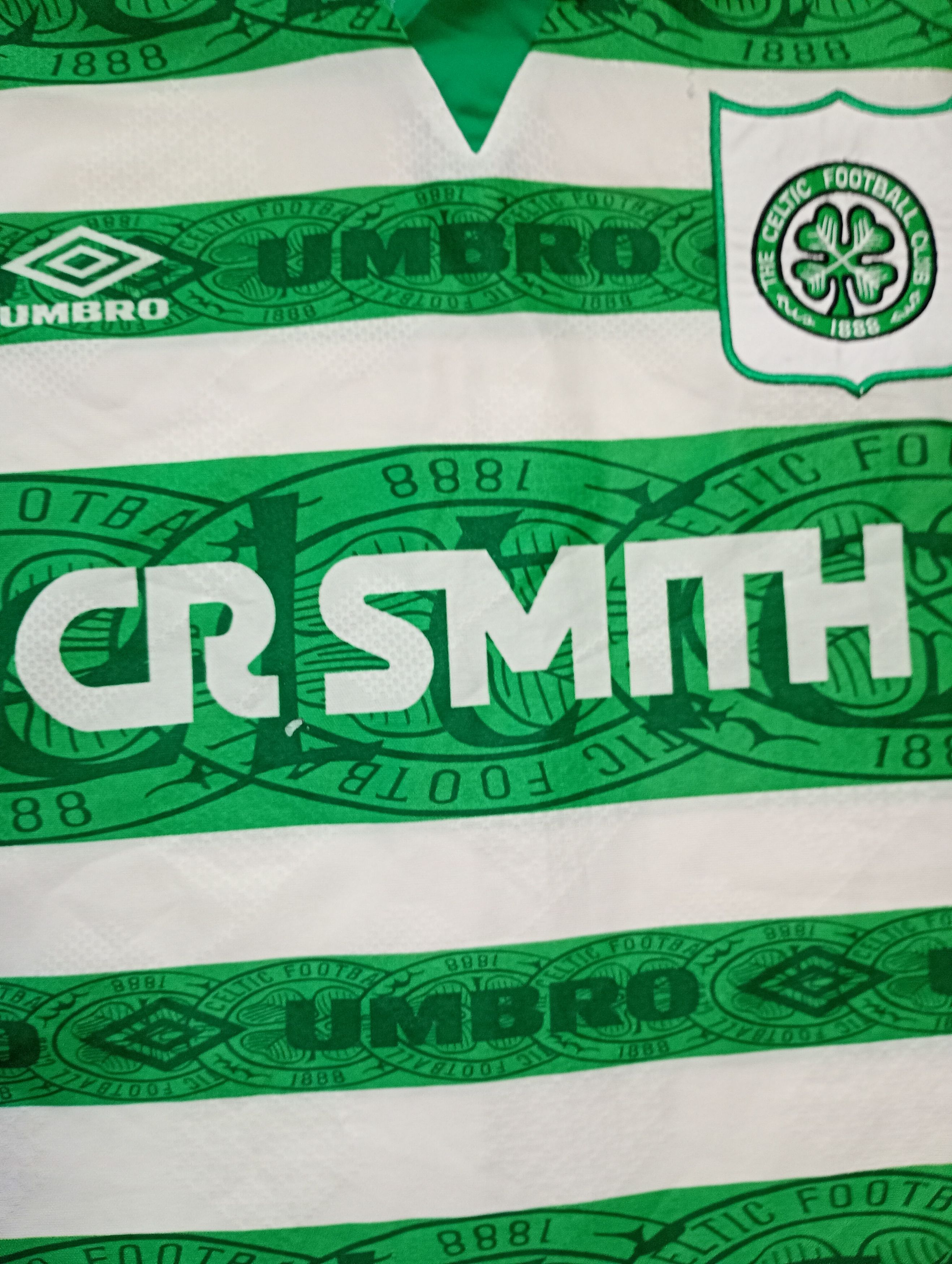 Umbro Umbro Celtic FC Home Jersey 1995-1997 Size US L / EU 52-54 / 3 - 11 Thumbnail