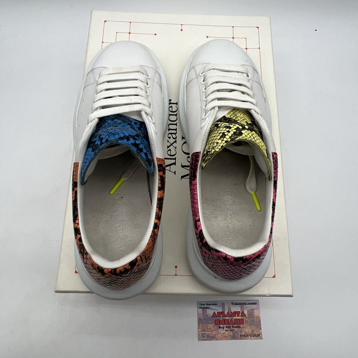 Alexander McQueen Alexander mcqueen multi color Snake Leather Size US 9.5 / EU 42-43 - 7 Thumbnail