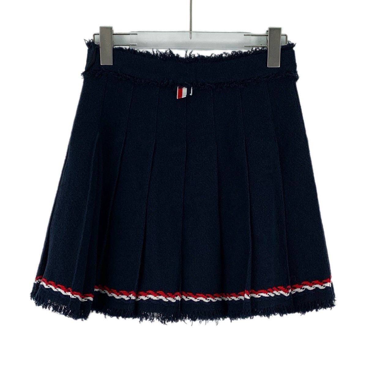 Thom Browne Thom Browne Navy Logo Tassel Casual Pleated Skirt K26WX Size 26" / US 2 / IT 38 - 2 Thumbnail