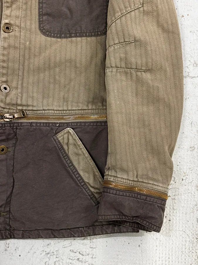 Dolce & Gabbana AW2003 Dolce & Gabbana Khaki Military Cargo Removable Jacket Size US M / EU 48-50 / 2 - 11 Thumbnail