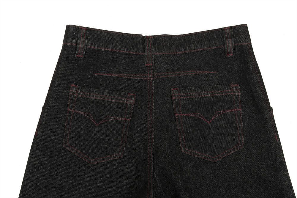 Japanese Brand × Jean American high street button loose wide-leg scimitar jeans Size US 32 / EU 48 - 5 Thumbnail