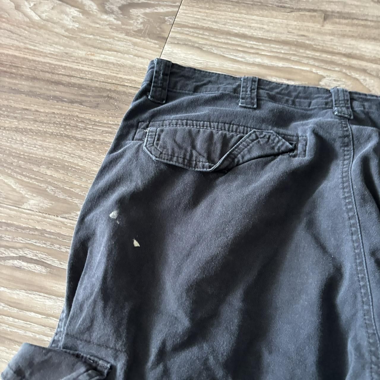 Vintage Crazy Vintage Y2K/2000s Grunge Black Skater Cargo Pants! 36x32 Size US 36 / EU 52 - 7 Thumbnail