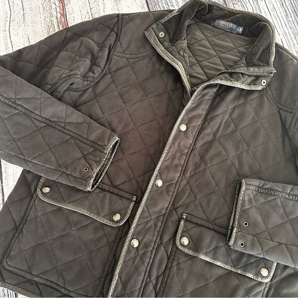Polo Ralph Lauren Polo Ralph Lauren Men’s Quilted Jacket with Leather
